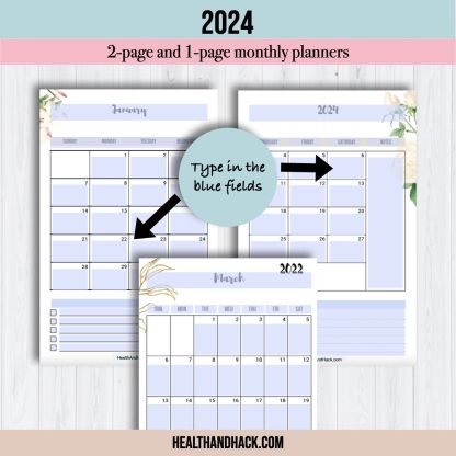 Printable 2024-2025 Planners - Image 4
