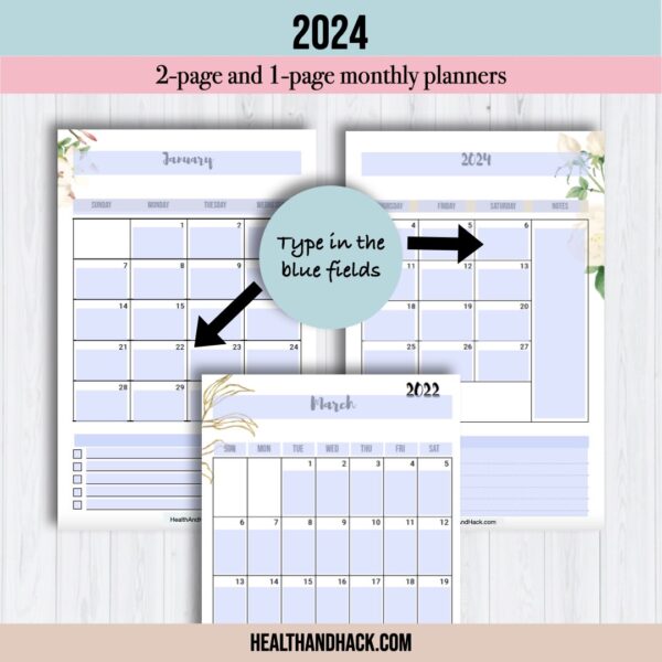 Printable 2024-2025 Planners - Image 4